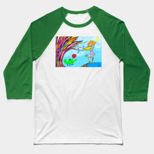 Kale the Colorful Baseball T-Shirt